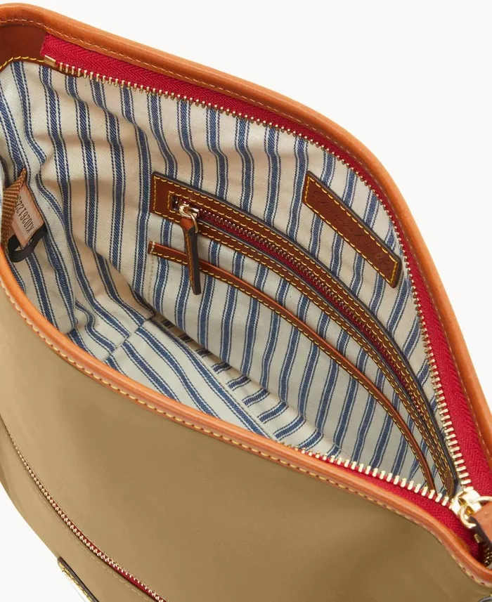 Dooney and Bourke Crossbodies Wayfarer Small Hobo Crossbody Taupe 8211 WomenMen Dooney and Bourke Crossbodies Wayfarer Small Hobo Crossbody Taupe 8211 WomenMen
