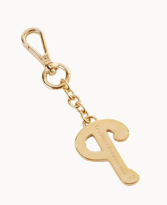 Dooney and Bourke Key Keepers and Charms MLB Philadelphia Phillies Pendant Key Chain Gold 8211 WomenMen Dooney and Bourke Key Keepers and Charms MLB Philadelphia Phillies Pendant Key Chain Gold 8211 WomenMen
