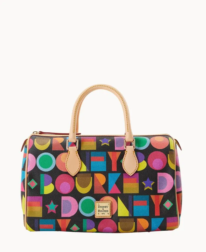 Dooney and Bourke Satchels Art Deco Satchel Black 8211 WomenMen