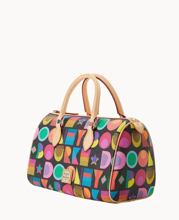 Dooney and Bourke Satchels Art Deco Satchel Black 8211 WomenMen