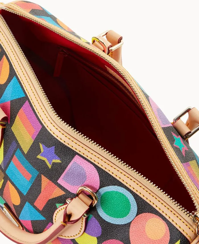 Dooney and Bourke Satchels Art Deco Satchel Black 8211 WomenMen