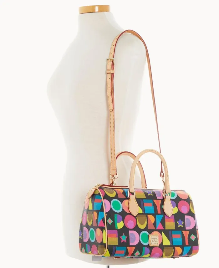 Dooney and Bourke Satchels Art Deco Satchel Black 8211 WomenMen