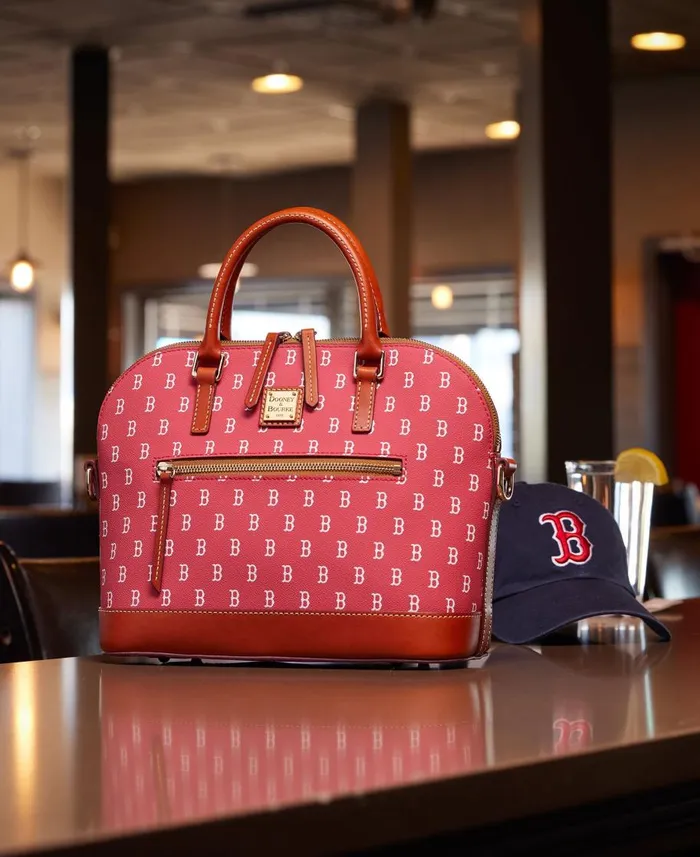 Dooney and Bourke Satchels MLB Red Sox Domed Zip Satchel Red Sox 8211 WomenMen Dooney and Bourke Satchels MLB Red Sox Domed Zip Satchel Red Sox 8211 WomenMen