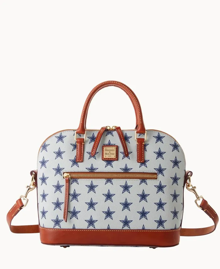 Dooney and Bourke Satchels NFL Cowboys Domed Zip Satchel Cowboys 8211 WomenMen Dooney and Bourke Satchels NFL Cowboys Domed Zip Satchel Cowboys 8211 WomenMen