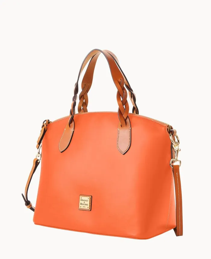 Dooney and Bourke Satchels Wexford Leather Celeste Satchel Coral 8211 WomenMen Dooney and Bourke Satchels Wexford Leather Celeste Satchel Coral 8211 WomenMen