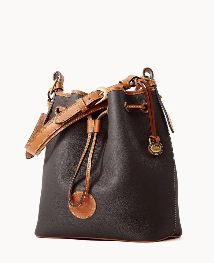 Dooney and Bourke Shoulder Bags All Weather Leather 30 Drawstring 25 Black 8211 WomenMen Dooney and Bourke Shoulder Bags All Weather Leather 30 Drawstring 25 Black 8211 WomenMen