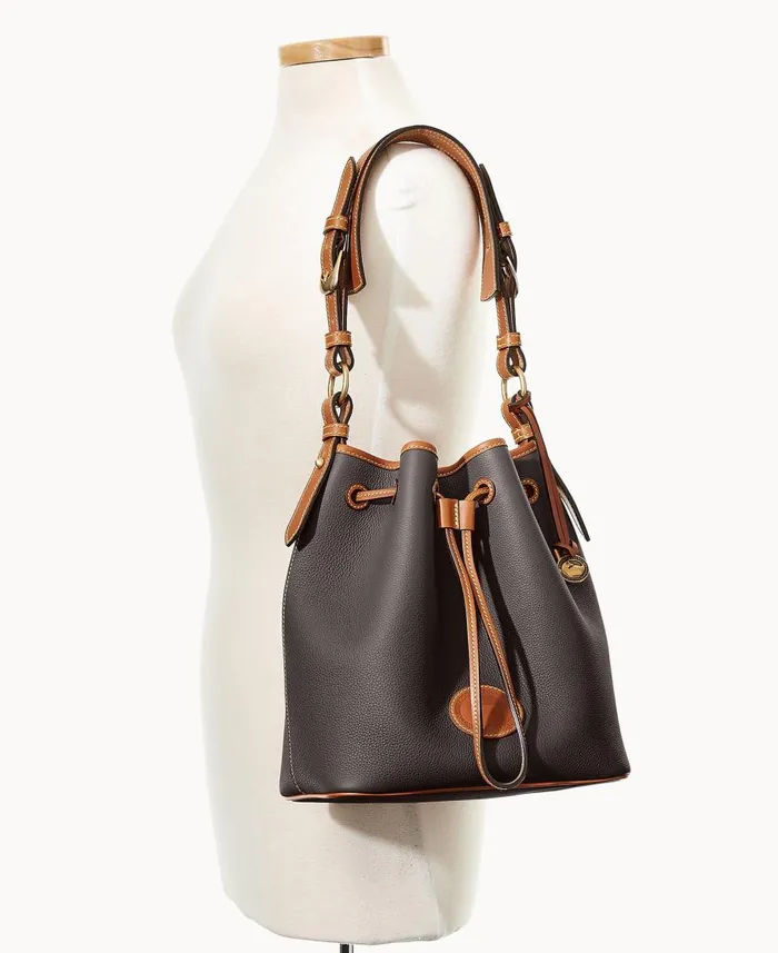 Dooney and Bourke Shoulder Bags All Weather Leather 30 Drawstring 25 Black 8211 WomenMen Dooney and Bourke Shoulder Bags All Weather Leather 30 Drawstring 25 Black 8211 WomenMen