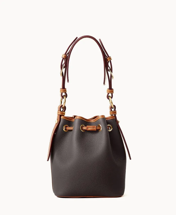 Dooney and Bourke Shoulder Bags All Weather Leather 30 Mini Drawstring 17 Black 8211 WomenMen Dooney and Bourke Shoulder Bags All Weather Leather 30 Mini Drawstring 17 Black 8211 WomenMen
