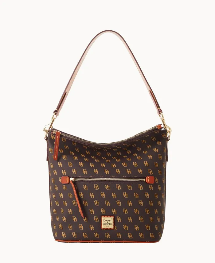 Dooney and Bourke Shoulder Bags Gretta Large Sac Brown Tmoro 8211 WomenMen