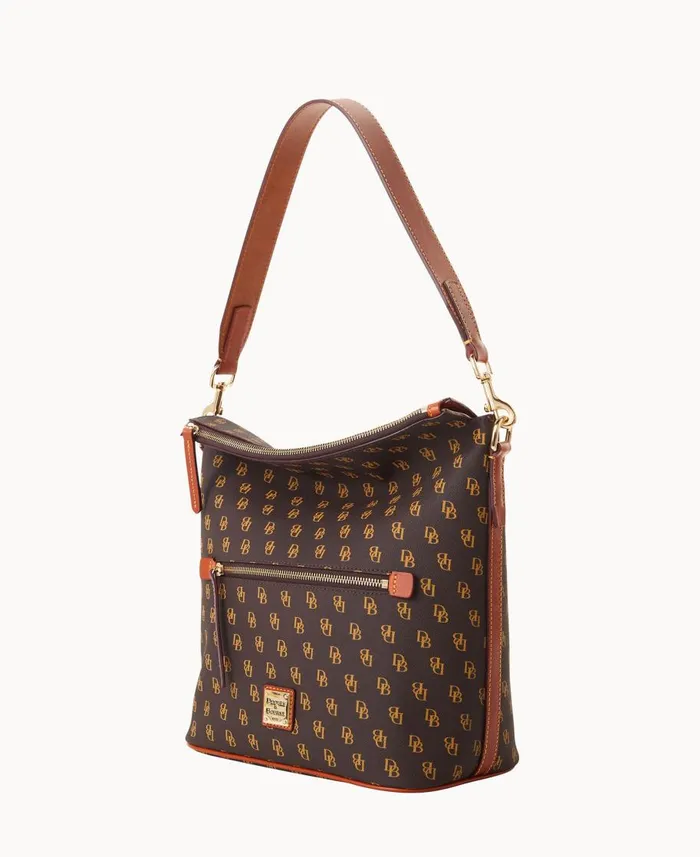 Dooney and Bourke Shoulder Bags Gretta Large Sac Brown Tmoro 8211 WomenMen