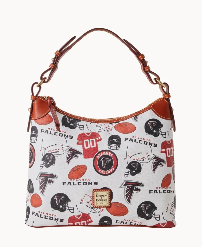 Dooney and Bourke Shoulder Bags NFL Falcons Hobo Falcons 8211 WomenMen