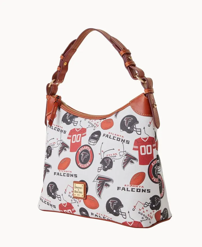 Dooney and Bourke Shoulder Bags NFL Falcons Hobo Falcons 8211 WomenMen
