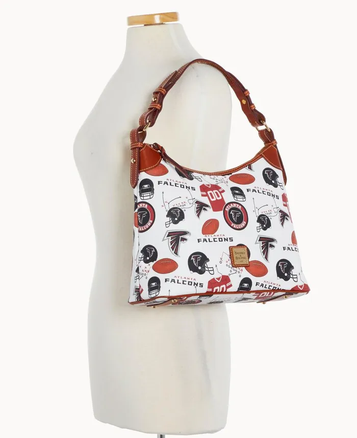 Dooney and Bourke Shoulder Bags NFL Falcons Hobo Falcons 8211 WomenMen