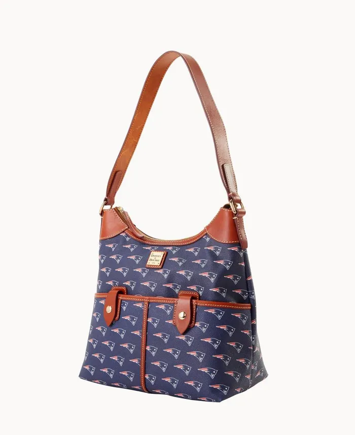 Dooney and Bourke Shoulder Bags NFL Patriots Zip Hobo Patriots 8211 WomenMen Dooney and Bourke Shoulder Bags NFL Patriots Zip Hobo Patriots 8211 WomenMen
