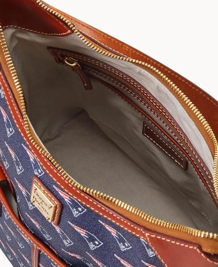 Dooney and Bourke Shoulder Bags NFL Patriots Zip Hobo Patriots 8211 WomenMen Dooney and Bourke Shoulder Bags NFL Patriots Zip Hobo Patriots 8211 WomenMen