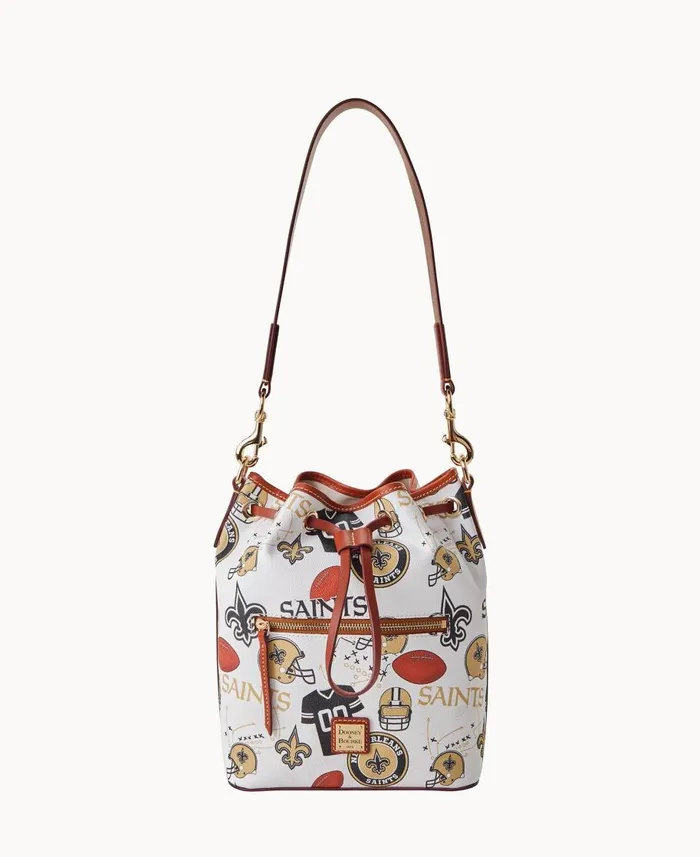 Dooney and Bourke Shoulder Bags NFL Saints Drawstring Saints 8211 WomenMen