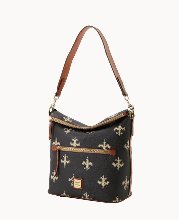Dooney and Bourke Shoulder Bags NFL Saints Large Sac Saints 8211 WomenMen