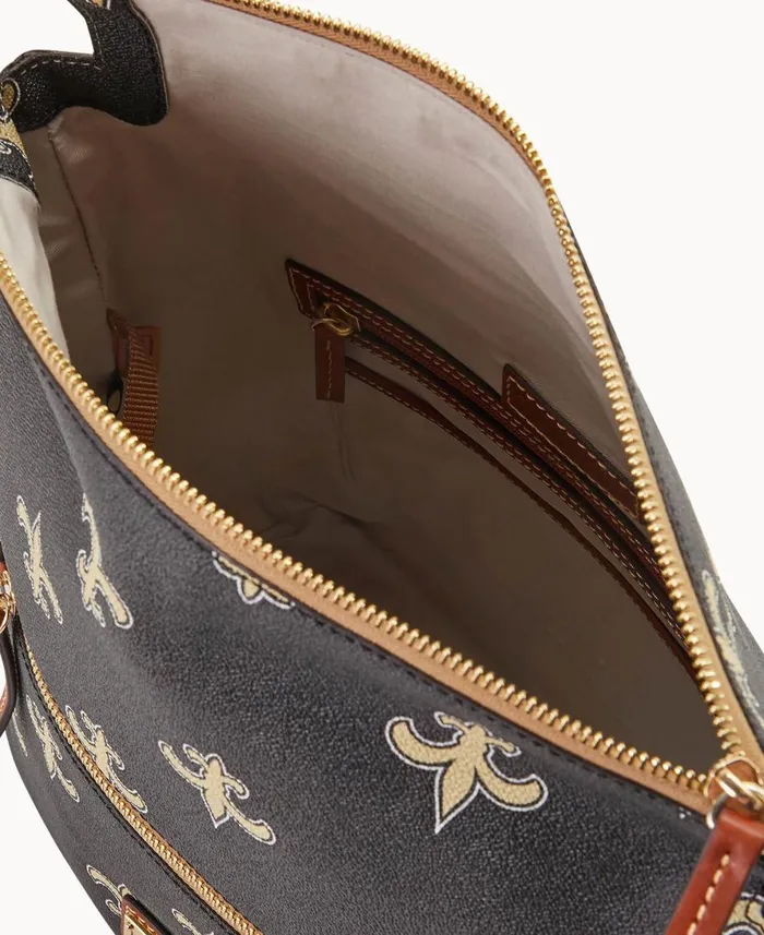 Dooney and Bourke Shoulder Bags NFL Saints Large Sac Saints 8211 WomenMen