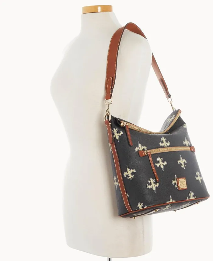 Dooney and Bourke Shoulder Bags NFL Saints Large Sac Saints 8211 WomenMen