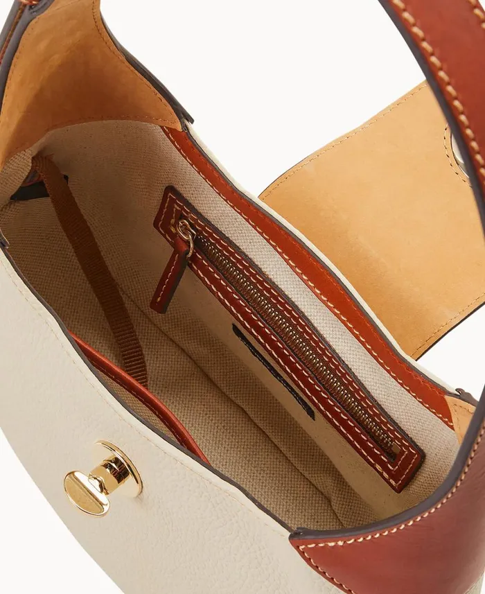 Dooney and Bourke Shoulder Bags Pebble Turnlock Hobo 26 Bone 8211 WomenMen