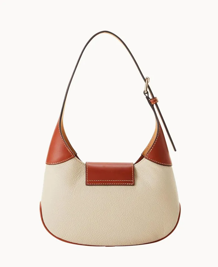 Dooney and Bourke Shoulder Bags Pebble Turnlock Hobo 26 Bone 8211 WomenMen