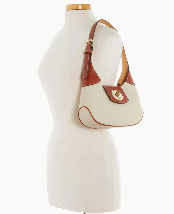 Dooney and Bourke Shoulder Bags Pebble Turnlock Hobo 26 Bone 8211 WomenMen