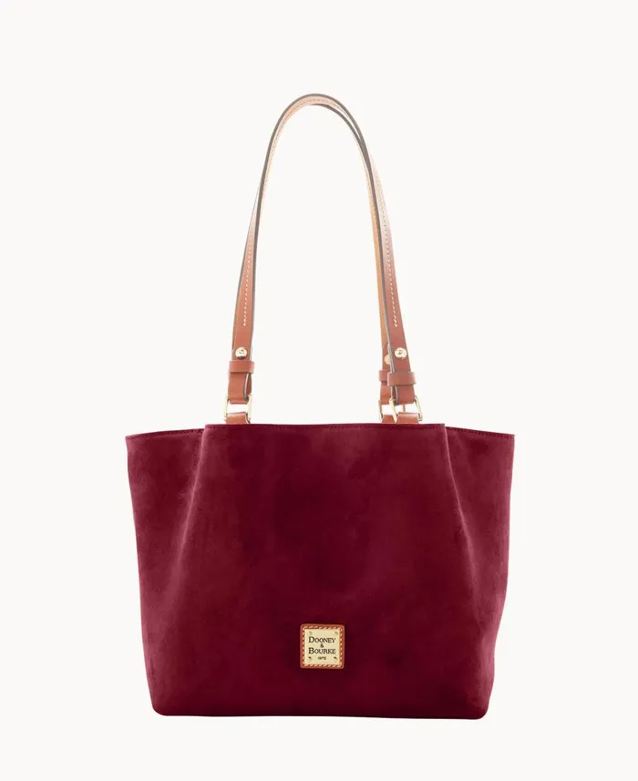 Dooney and Bourke Shoulder Bags Suede Small Flynn Wine 8211 WomenMen
