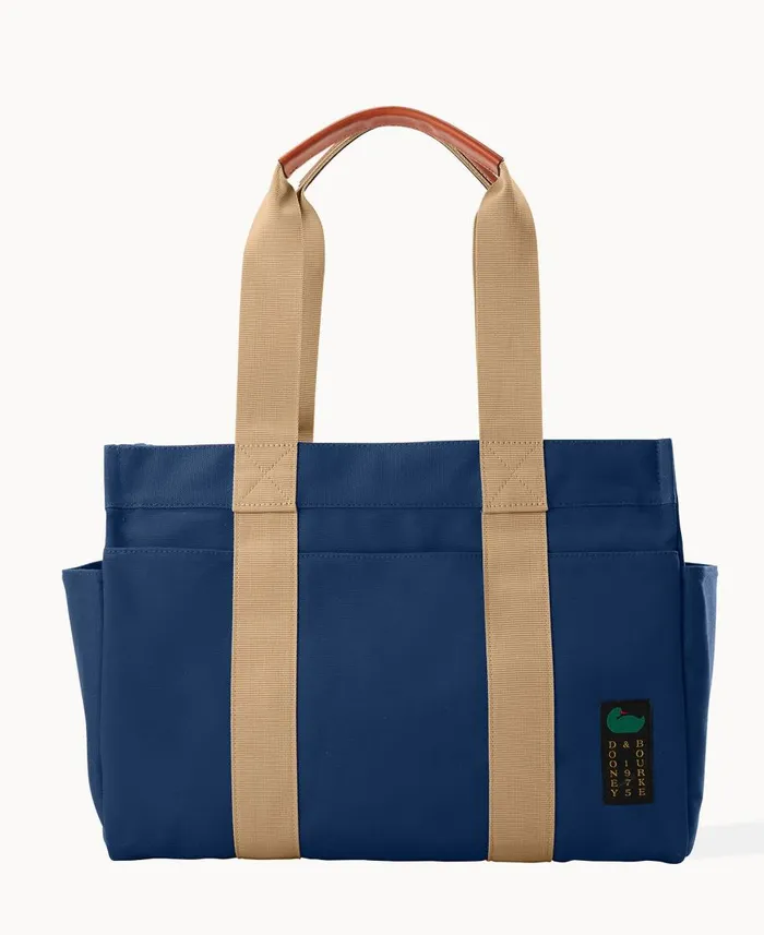 Dooney and Bourke Totes Canvas Tote 45 Navy 8211 WomenMen