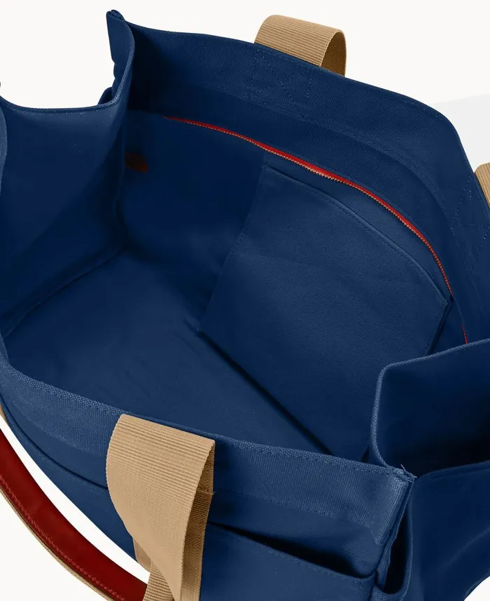 Dooney and Bourke Totes Canvas Tote 45 Navy 8211 WomenMen