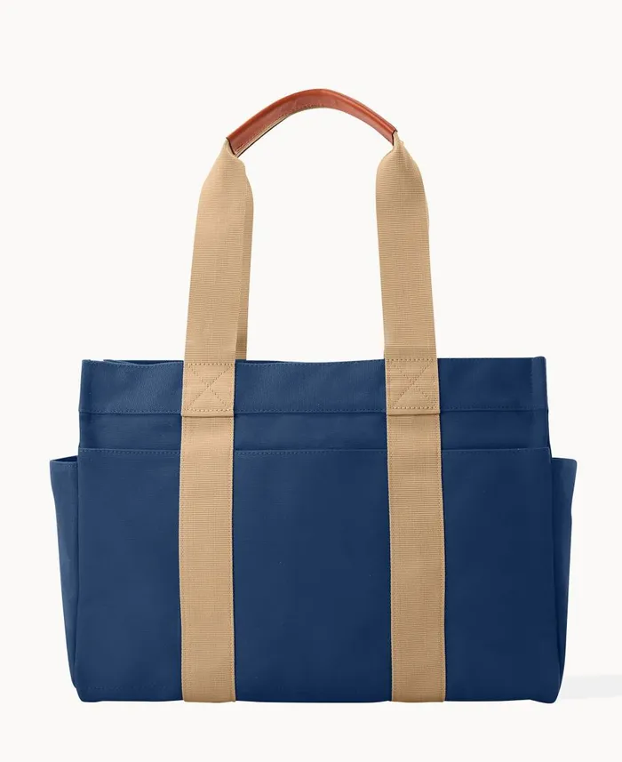 Dooney and Bourke Totes Canvas Tote 45 Navy 8211 WomenMen