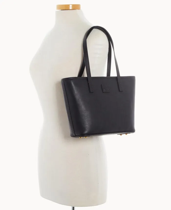 Dooney and Bourke Totes Florentine Small Charleston Shopper Black Black 8211 WomenMen