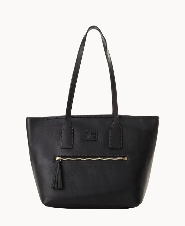Dooney and Bourke Totes Florentine Small Tote Black Black 8211 WomenMen