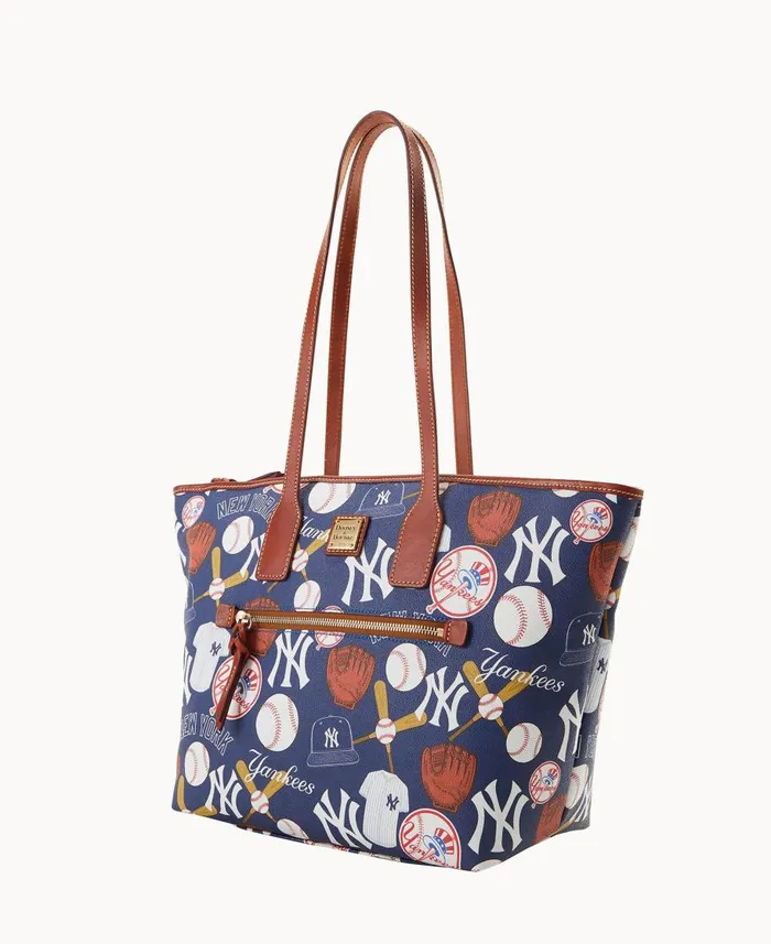 Dooney and Bourke Totes MLB Yankees Zip Tote Yankees 8211 WomenMen