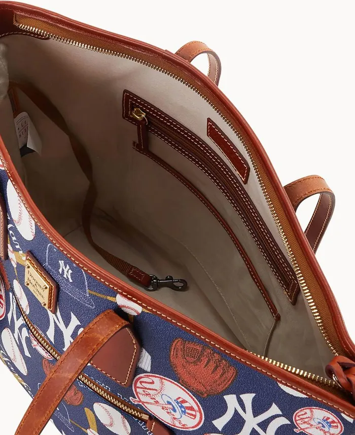 Dooney and Bourke Totes MLB Yankees Zip Tote Yankees 8211 WomenMen