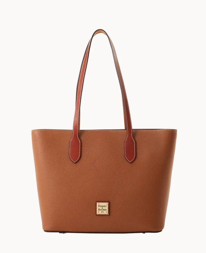 Dooney and Bourke Totes Pebble Grain Tote Caramel 8211 WomenMen