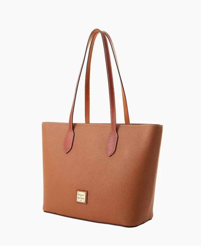Dooney and Bourke Totes Pebble Grain Tote Caramel 8211 WomenMen