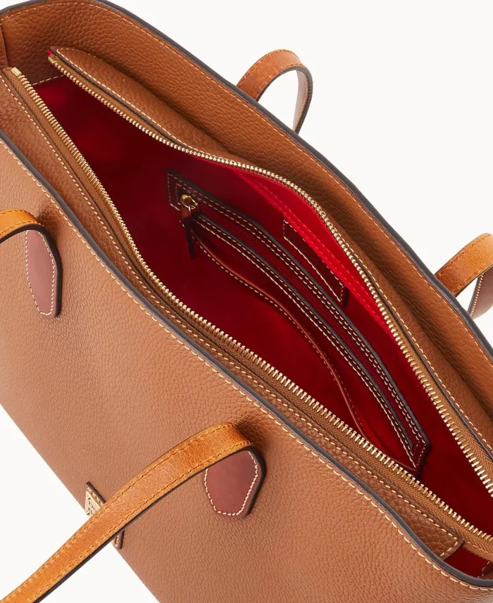 Dooney and Bourke Totes Pebble Grain Tote Caramel 8211 WomenMen