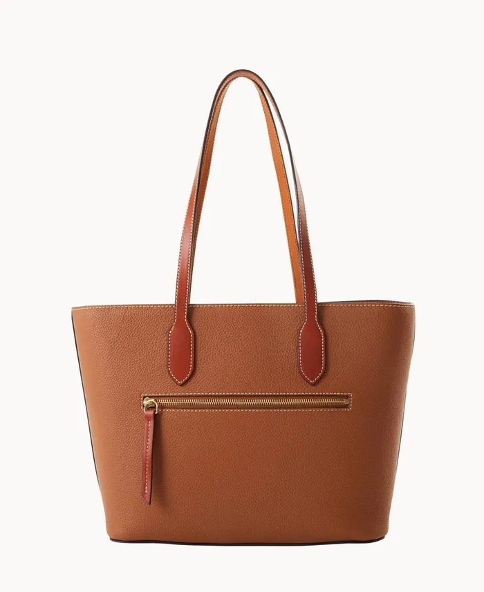 Dooney and Bourke Totes Pebble Grain Tote Caramel 8211 WomenMen