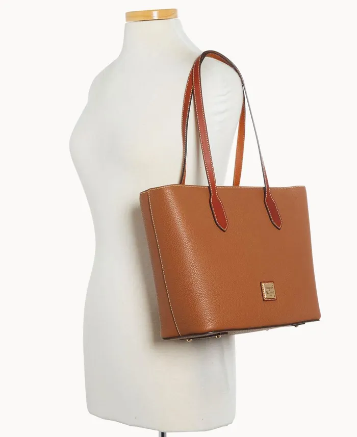 Dooney and Bourke Totes Pebble Grain Tote Caramel 8211 WomenMen