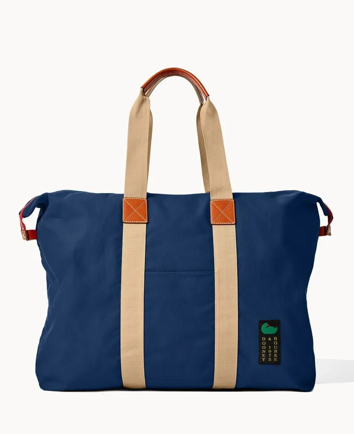 Dooney and Bourke Travel Canvas Duffle 60 Navy 8211 WomenMen