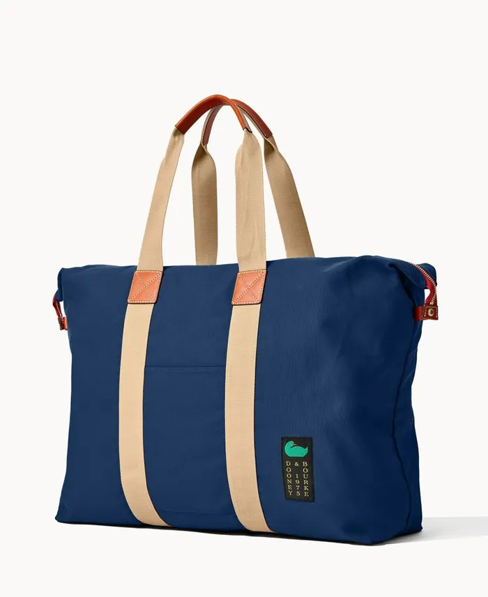 Dooney and Bourke Travel Canvas Duffle 60 Navy 8211 WomenMen