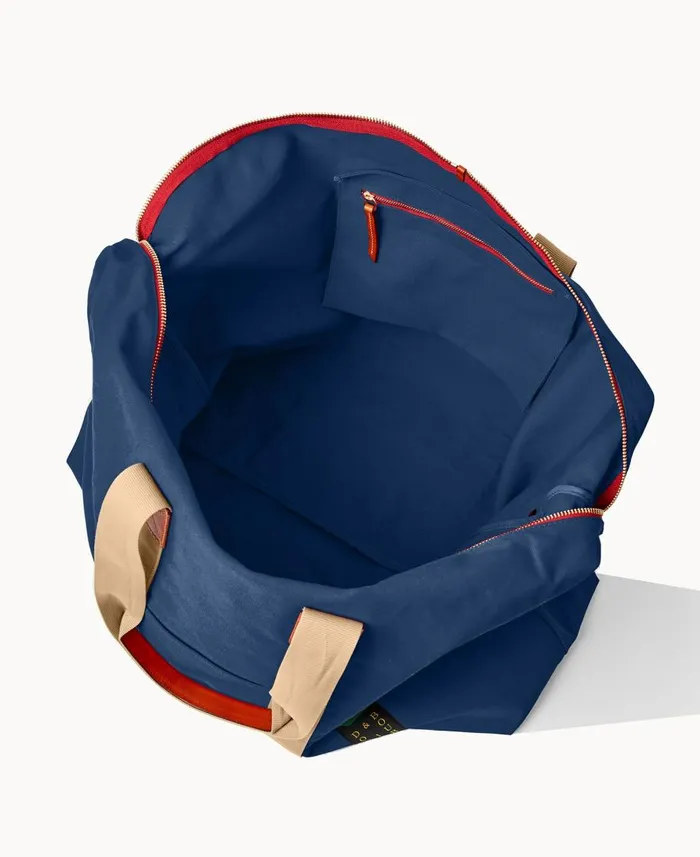 Dooney and Bourke Travel Canvas Duffle 60 Navy 8211 WomenMen