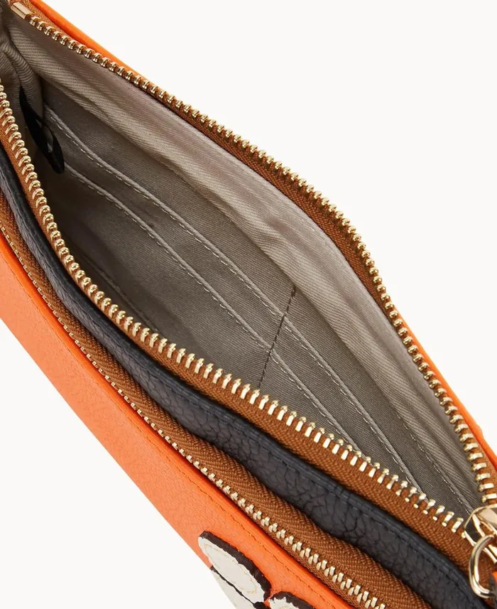 Dooney and Bourke Wallets Collegiate Clemson Double Zip Wristlet Clemson 8211 WomenMen Dooney and Bourke Wallets Collegiate Clemson Double Zip Wristlet Clemson 8211 WomenMen