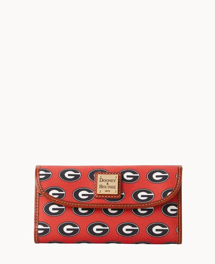 Dooney and Bourke Wallets Collegiate University Of Georgia Cont Clutch U Of Georgia 8211 WomenMen Dooney and Bourke Wallets Collegiate University Of Georgia Cont Clutch U Of Georgia 8211 WomenMen