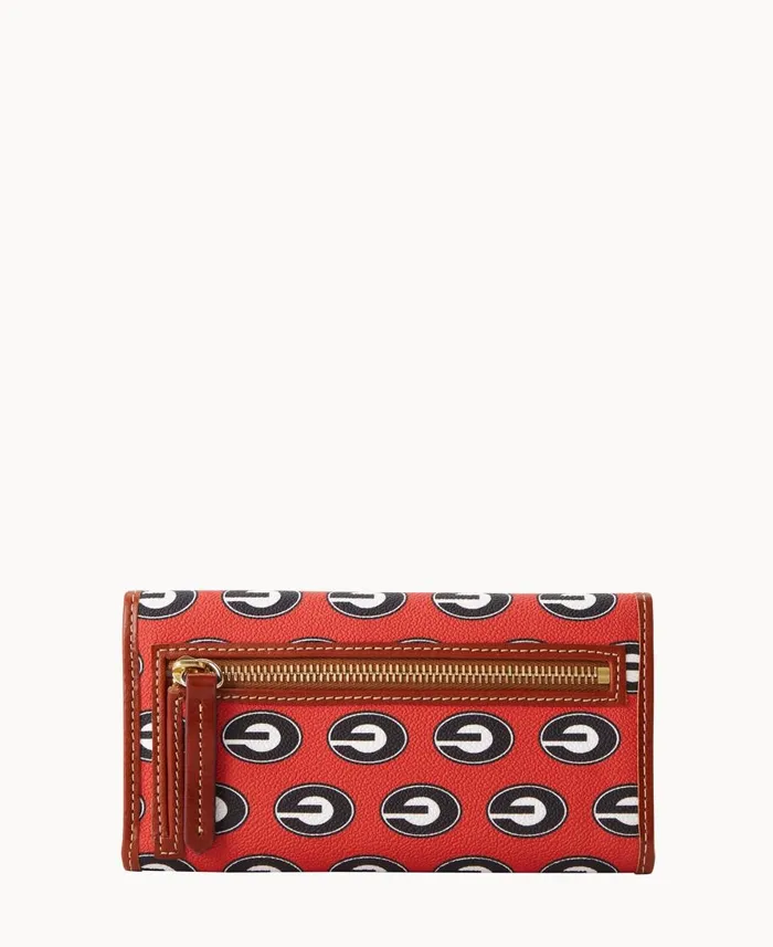 Dooney and Bourke Wallets Collegiate University Of Georgia Cont Clutch U Of Georgia 8211 WomenMen