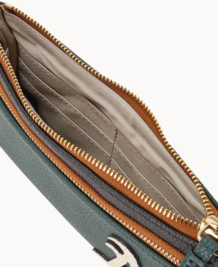 Dooney and Bourke Wallets MLB Athletics Double Zip Wristlet Athletics 8211 WomenMen Dooney and Bourke Wallets MLB Athletics Double Zip Wristlet Athletics 8211 WomenMen