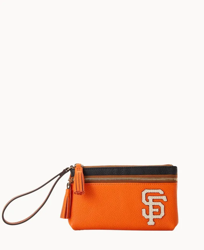 Dooney and Bourke Wallets MLB Giants Double Zip Wristlet Giants 8211 WomenMen Dooney and Bourke Wallets MLB Giants Double Zip Wristlet Giants 8211 WomenMen