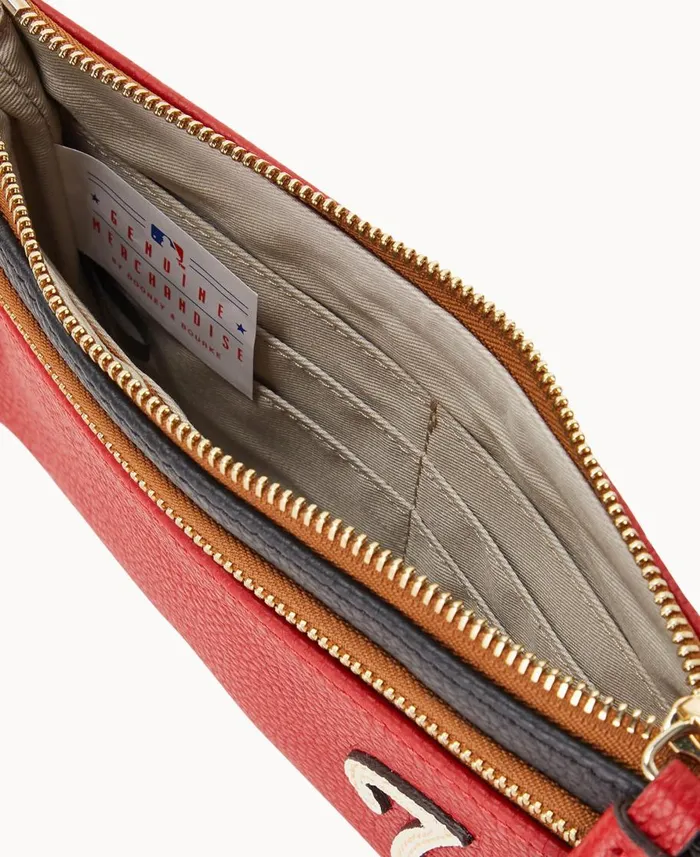 Dooney and Bourke Wallets MLB Nationals Double Zip Wristlet Nationals 8211 WomenMen Dooney and Bourke Wallets MLB Nationals Double Zip Wristlet Nationals 8211 WomenMen