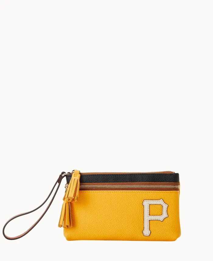 Dooney and Bourke Wallets MLB Pirates Double Zip Wristlet Pirates 8211 WomenMen Dooney and Bourke Wallets MLB Pirates Double Zip Wristlet Pirates 8211 WomenMen