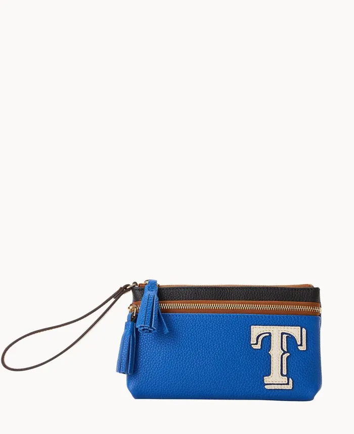 Dooney and Bourke Wallets MLB Rangers Double Zip Wristlet Rangers 8211 WomenMen Dooney and Bourke Wallets MLB Rangers Double Zip Wristlet Rangers 8211 WomenMen